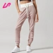 pink drawstring sweatpants